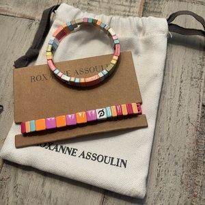 Set of two block party bracelets - peloton